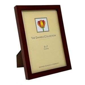 Dennis Daniels  5"x7" Walnut (Brown) W41 Classic Wood Photo Frame #W4105WN  New